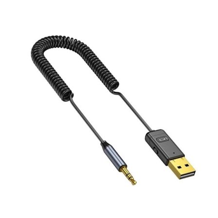 Bluetooth-mottaker - UMERKET - 3,5 mm adapter - Bluetooth 5.0 - Filterfri tilkobling - Støyreduksjon
