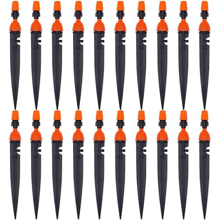 20 justerbara munstycken för droppbevattning, munstycken för bevattning av trädgårdsväxter