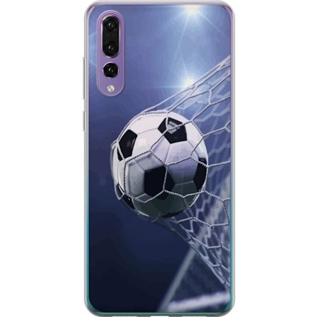 Kompatibelt Mobilskal till Huawei Huawei P20 Pro Fotboll Fart Nät Boll Sport Match