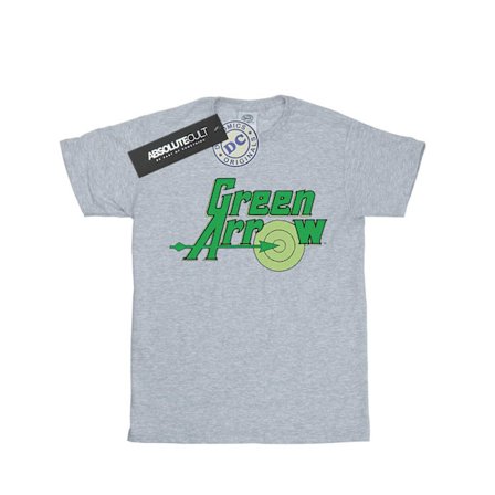 Green Arrow Herr Logo Bomull T-shirt 3XL Sports Grey