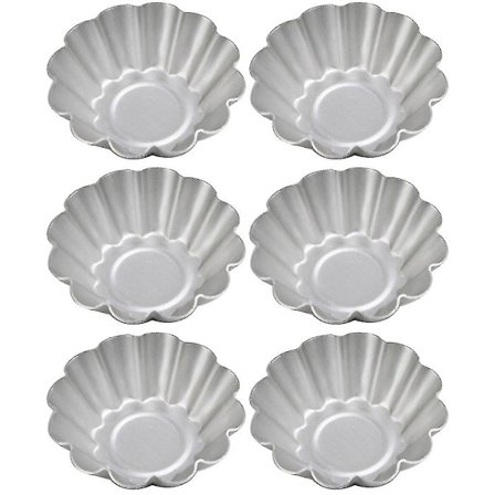 Eggekremform UDS-form i aluminiumslegering, non-stick blomsterkakebakeform Nei,