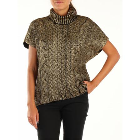 Manila Grace, Turtlenecks Zwart, Dames, Maat:XS