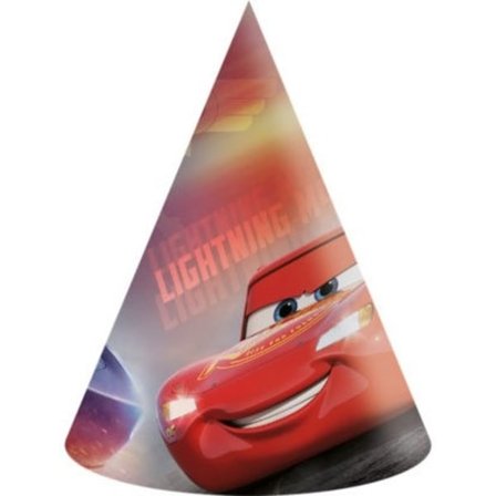 Bilar/Cars Partyhatt 6 Pack