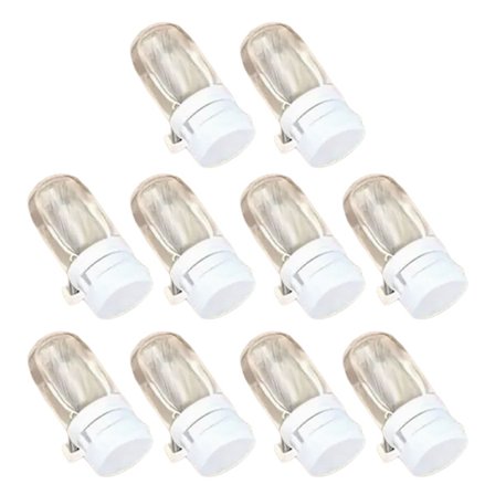 10 kpl 2 ml tukevia lasipulloja kätevään matkustamiseen ja säilytykseen