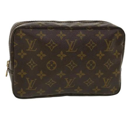 Louis Vuitton Vintage Pre-owned Canvas clutches Brun, Dame Vintage Tasker, Størrelse: ONE Size