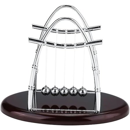 Newtons Vugge Pendul Stort Videnskabeligt Legetøj Læringsmæssigt til Børn Newtons Fysik Videnskab Energi Pendul nce Bold Skrivebordslegetøj Vugge til 