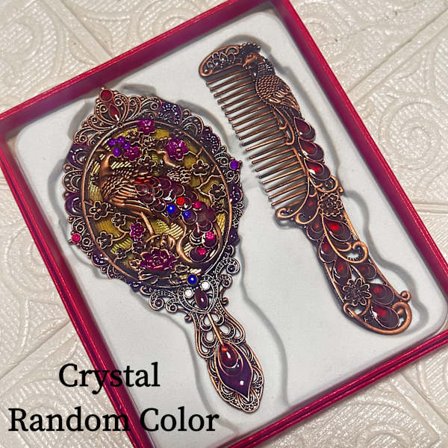 Smuk gave, vintage spejl- og kamsæt