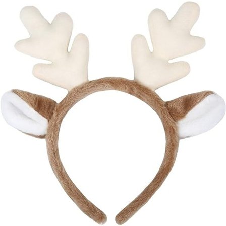 Julehjort pannebånd med gevir