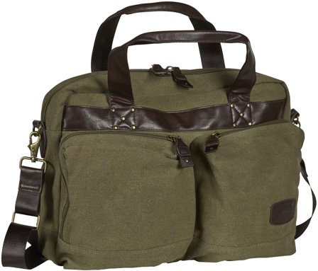 Swedteam Crest Briefcase Bag Ivy Green