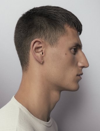 Maria Black Marco Huggie - Gold - 10 MM