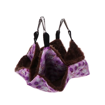 Svævefly Svingseng Hængende Rottehusbur Hamster Varm seng til leg Sovende