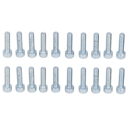 20 stk. M5 skruer i jern, fuld gevind, til Stihl 9022 371 1020