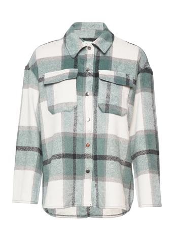 Onlkaci L/S Check Shacket Pnt Patterned ONLY