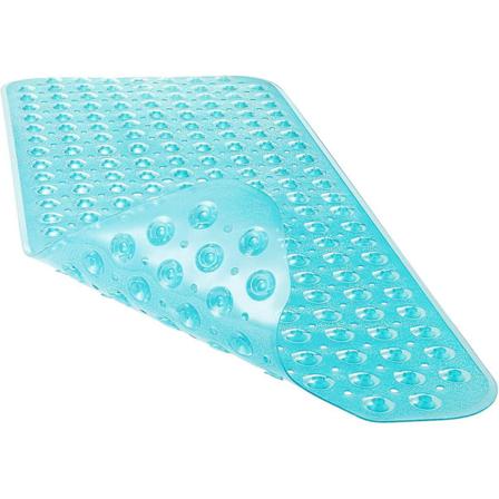 40cm * 100cm Sklisikker Ekstra Stor Badekar Dusjmatte, Badematte Med Sugkopper, Maskinvaskbar Badmatte Med Dreneringshull, Grønn