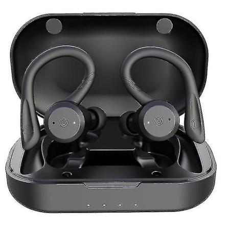 Uintiin vedenpitävät Bluetooth-kuulokkeet, kaksoiskäyttöiset urheilukuulokkeet, langattomat Tws Ipx7 -nappikuulokkeet, stereo VvO(musta)