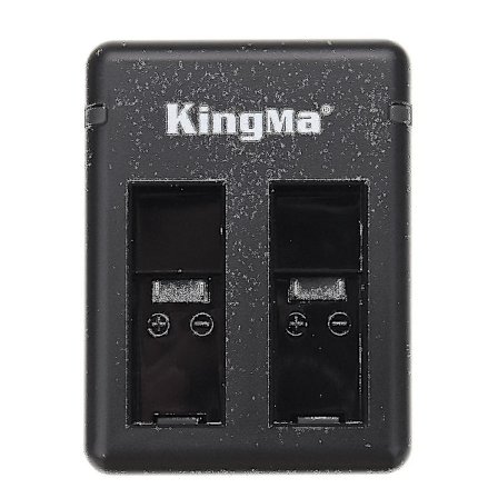 Hmwy-5v 2a Dobbel Batterilader Lader 2 Batteri For Kingma Gopro Hero5 Hero6
