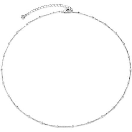 14K Guld Delikat Fashion Choker Halsband Smycken Present till Kvinnor