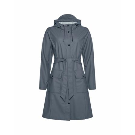 Rains Jas , Grijs , Dames , Maat: M