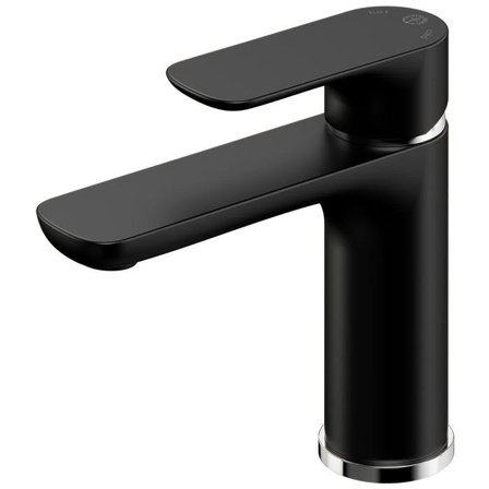 Gustavsberg Estetic Håndvaskarmatur mat sort, uden bundventil, Badeværelse