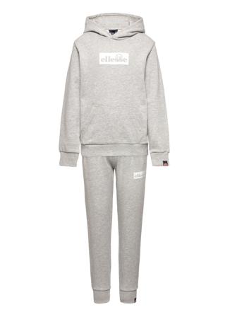 El Cercare Jnr Jog Suit Sets Sweatsuits Harmaa Ellesse