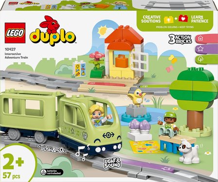 Lego Duplo By Interaktivt Oplevelsestog Sæt 10427, Børn & Forældre, Motorik & Bevægelse, Klodser Og Stabletårne