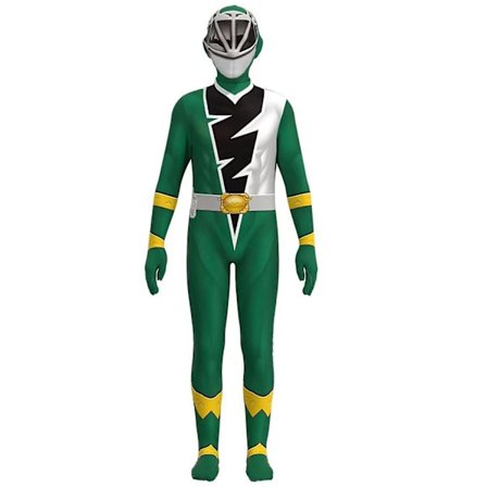 Power Rangers Dino Fury cosplay costume for children Tri-color optional Jumpsuit -a