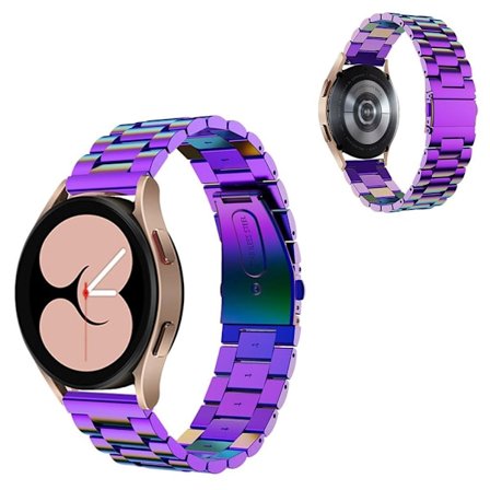 Moderiktigt klockarmband i rostfritt stål för Samsung Galaxy Watch 4 - Flerfärgad