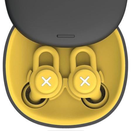 Ørepropper for 40db støydemping øretelefoner, myke silikonørepropper for søvn, anti-snorking enheter, hørselvern for støyfølsomhet og fly Yellow