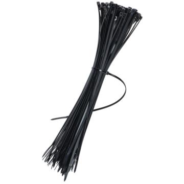 Buntebånd Sort 4,8x300mm