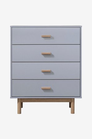 Loft24 - Byrå 4 lådor Melanie - Grå - Byråar - Från Homeroom