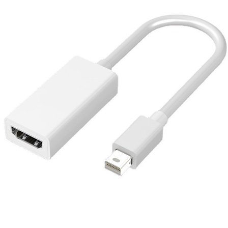 Mini DP - HDMI naaras -sovitinkaapeli - valkoinen