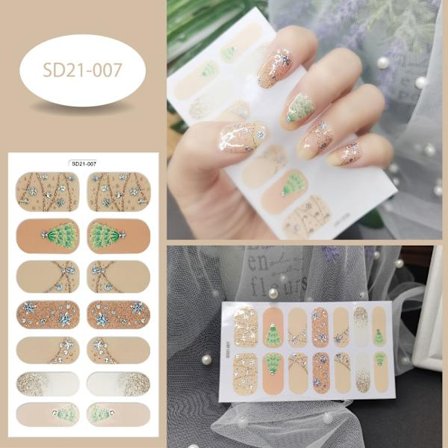 4 STK Nail Stickers Christmas Nail Sticker 7 7