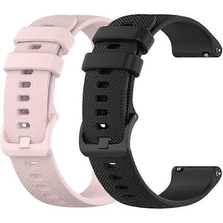 Galaxy Watch 3 41mm Armband Silikon, Samsung Galaxy Watch Active 2 44mm Armband Sport för Män Kvinnor, 20mm Ersättningsarmband för Samsung Gear Sport/