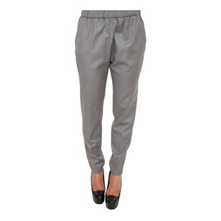 Fabiana Filippi, Straight Trousers Grijs, Dames, Maat:L