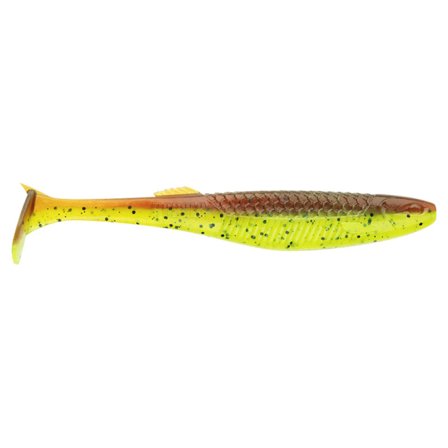 Rapala CrushCity The Kickman 12,5cm, 14g - Motor Oil Chartreuse