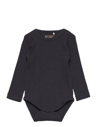 Huttelihut Body Ls Rib Marinblå