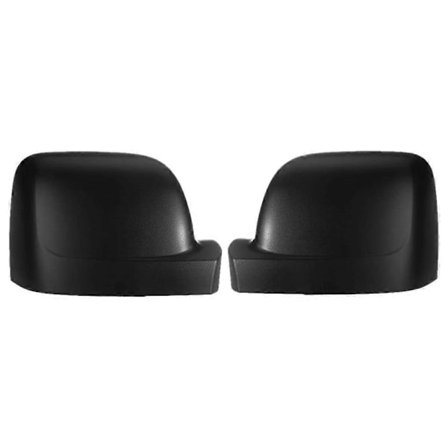 Svart Fiber Sidospegelkåpa Trim för Vivaro