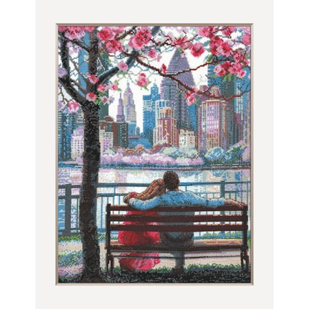 Broderikit Aine "Blomstrande New York" 30x40 cm