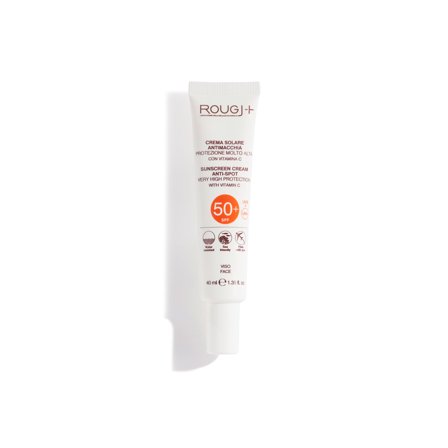 ROUGJ Crema Solare Viso Anti-Macchia SPF50+ 40ml - Solare viso alta prot.
