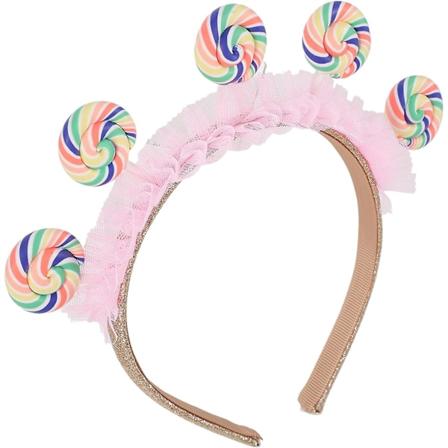 Lollipop Pandebånd Hårtilbehør Til Piger Pink Dekoration Prinsesse Hårtilbehør, Lollipop Hovedbeklædning Plastik Kreativ Pandebånd