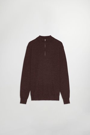 NN.07 Sergio 6605 Polo Male Brown Certified Wool