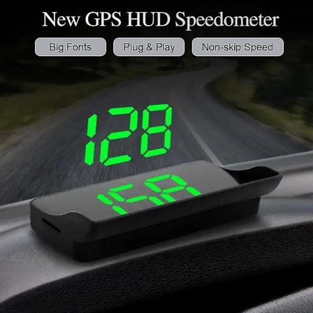 Bil Digital USB GPS Hastighetsmätare Head Up Display för Bilar med Hastighet Km/h Universal-xdd