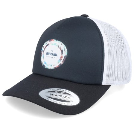 Rip Curl - Svart trucker Keps - Weekend Black/White Trucker @ Hatstore