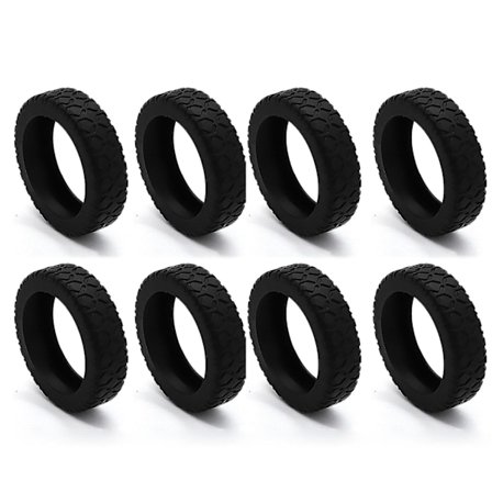 Koffert Hjulbeskyttere Silikon Støydempende Beskyttelsesdeksel for Håndbagasje for de fleste 8 Spinnerhjul