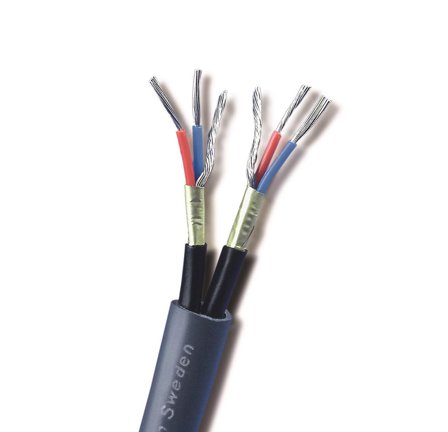 SUPRA 1001800174 Lydkabel Brandhæmmende og halogenfri 2x2x0,24 mm², 200 m, Forbindelsesudstyr & kabler