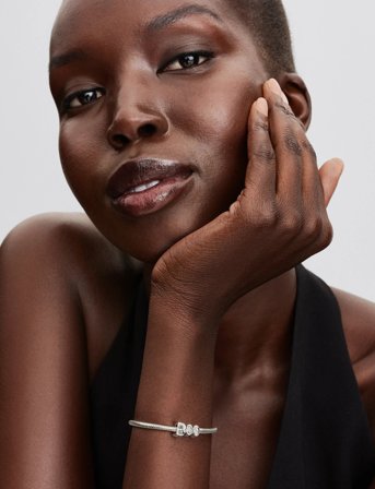 Pandora Boo Sterling Silver Charm With Clear Cubic Zirconia And Glow In The Dark Enamel - Silver - ONE SIZE