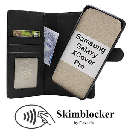 Skimblocker Samsung Galaxy XCover Pro Magnet Plånboksfodral