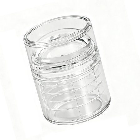 Rejsevenlig Silikone Negle Stempel Plastik Roterende Mekanisme Til Salon