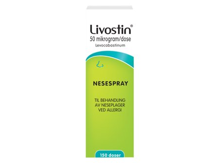 Livostin Nesespray 50 μg/dose, 150 doser
