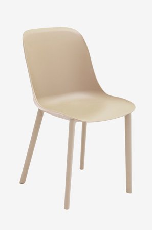 Hanah Home - Stol SHIRLEY, 2-pak - Beige - Spisestole - Fra Homeroom